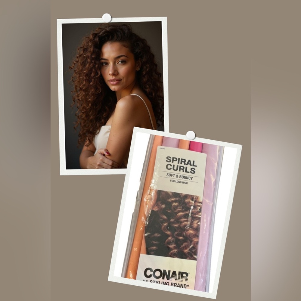 Conair Spiral Rubber Bendable Hair Rollers